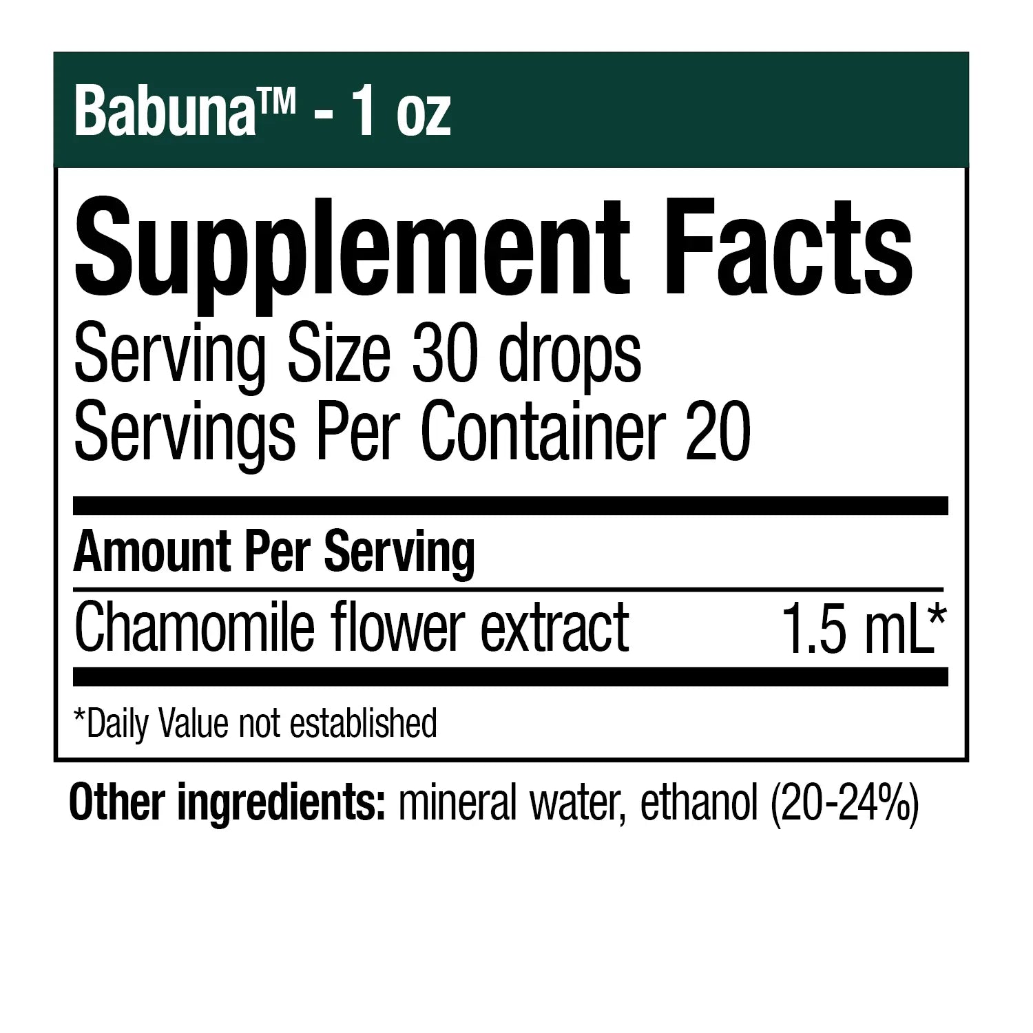 Babuna™ - 1oz