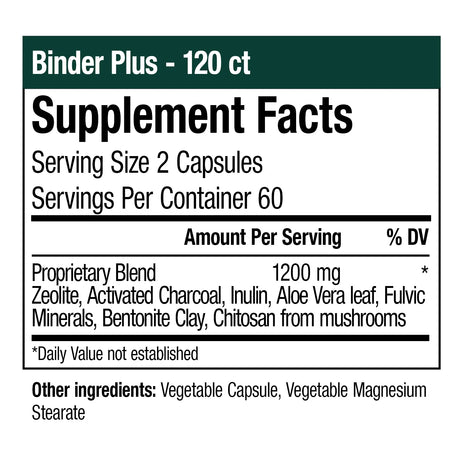 Binder Plus™ - 120 Vegetable Capsules SP