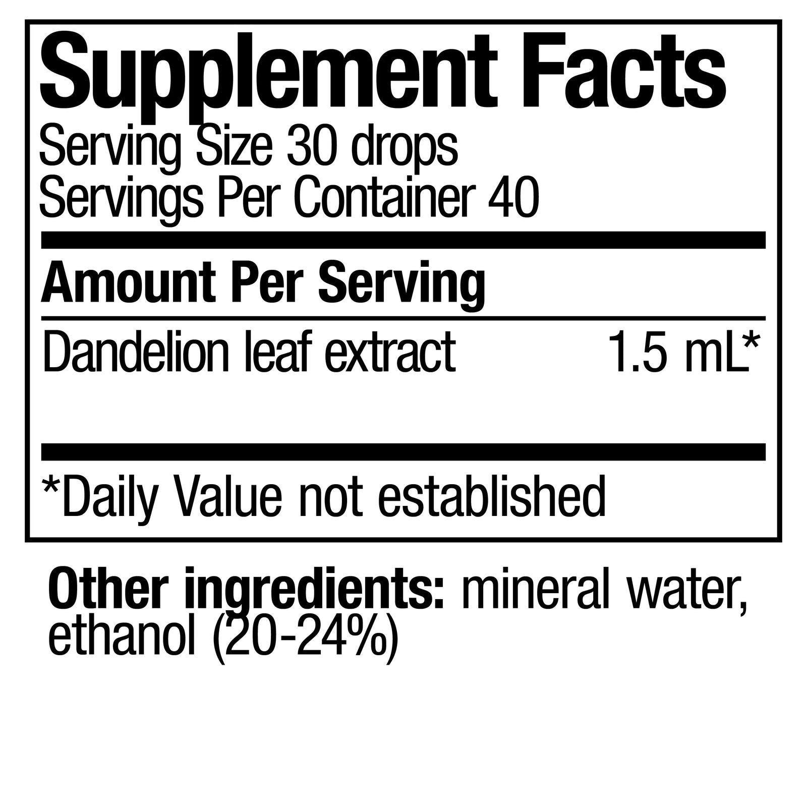 Dandelion - 2oz SP