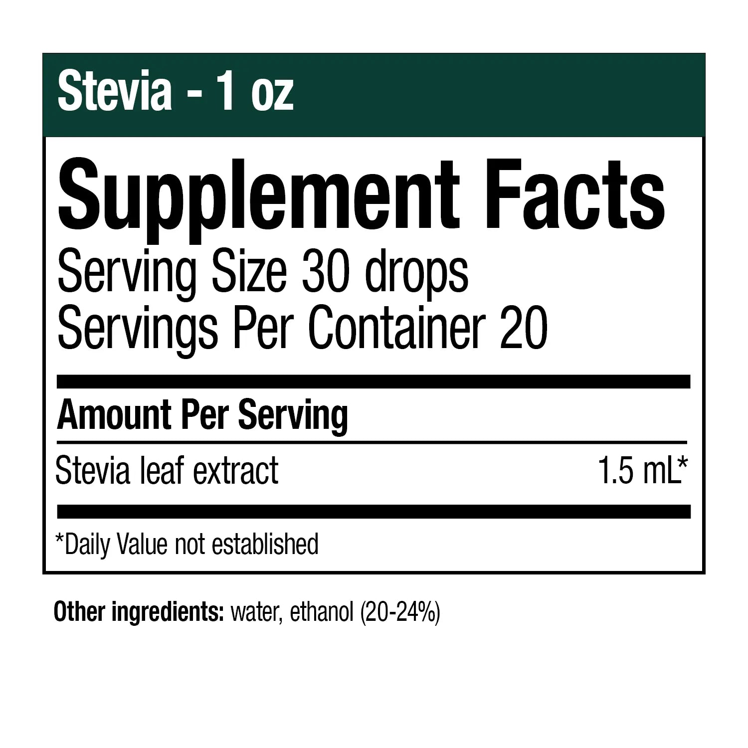 Stevia - 1oz SP