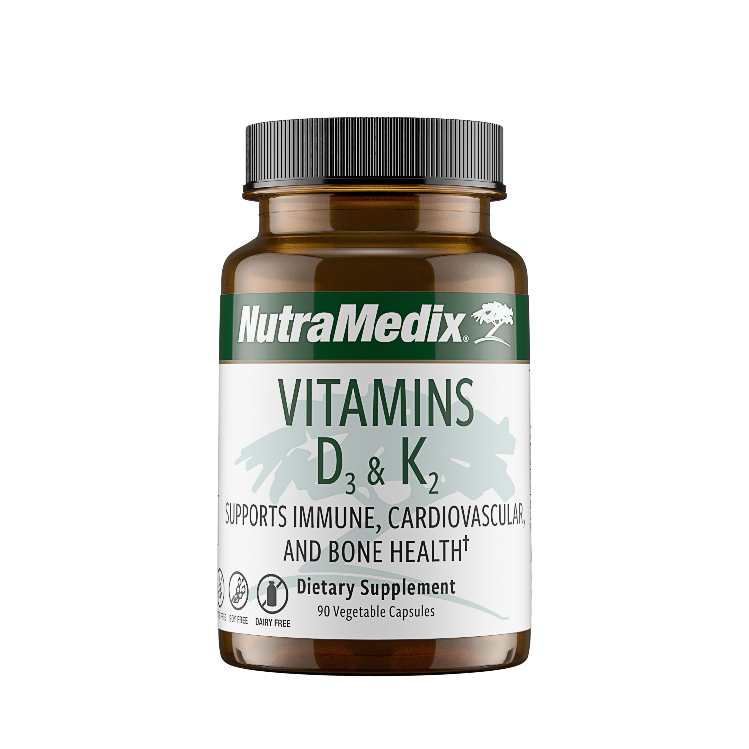 Vitamins D3 K2 - 90 Vegetable Capsules SP